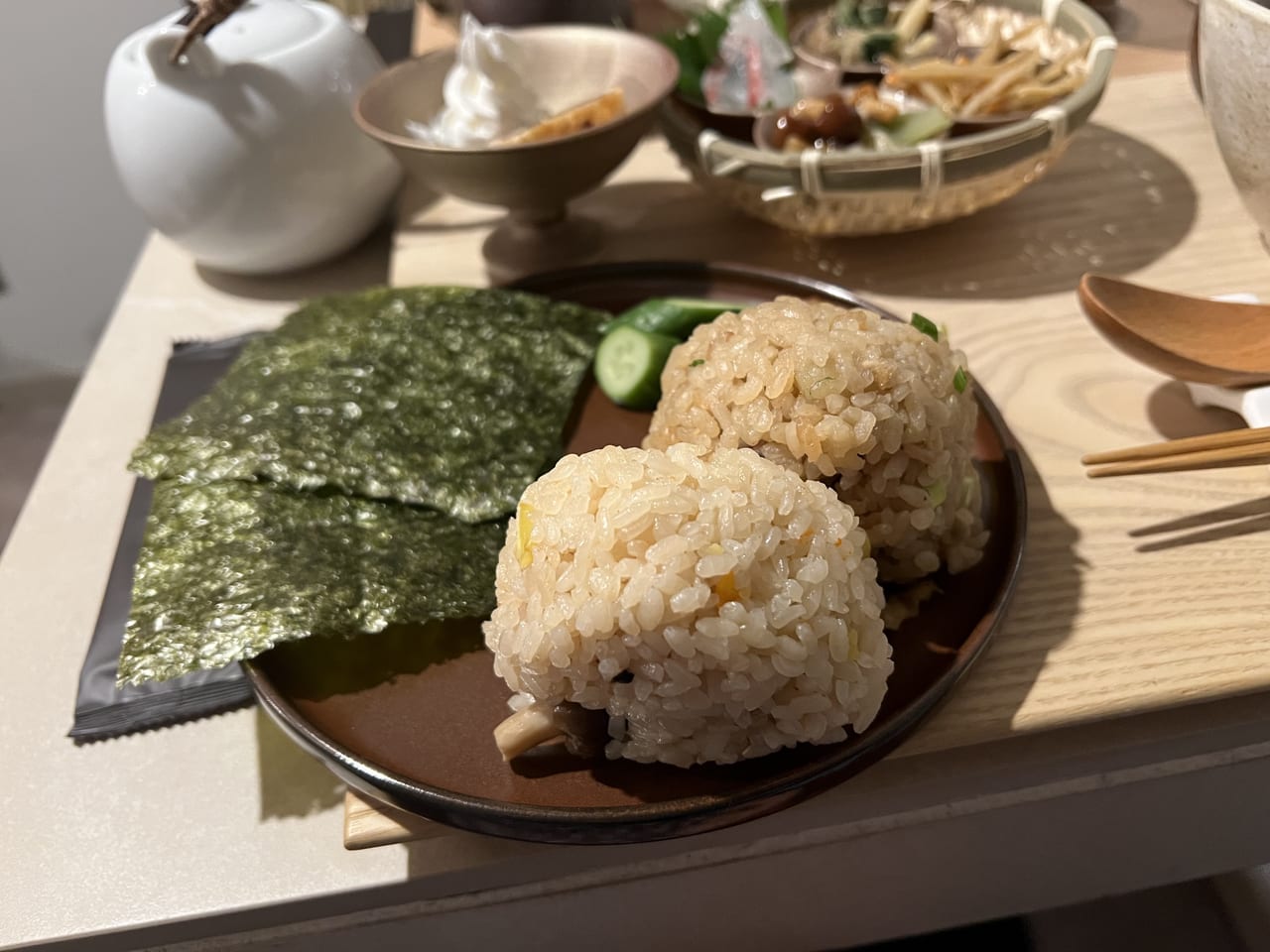 栗歩と芋この昼御膳