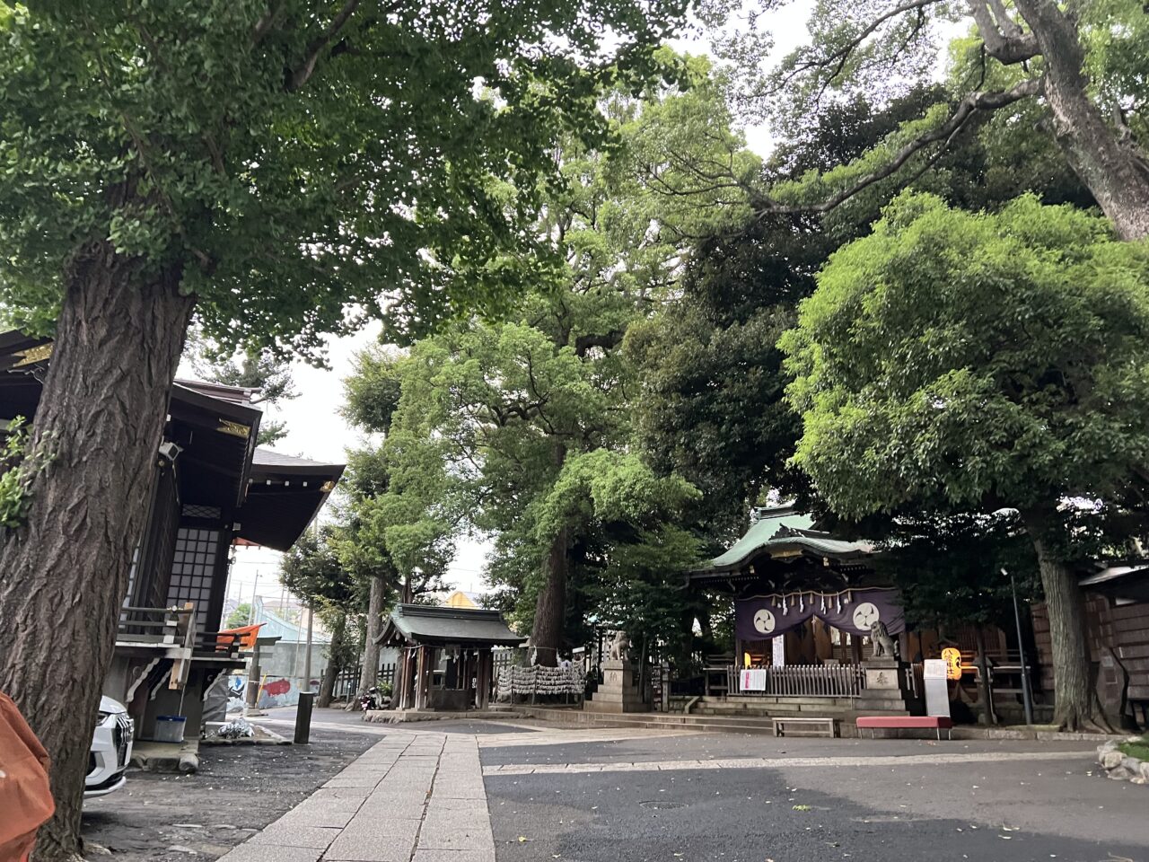 例大祭が行われる中目黒八幡神社