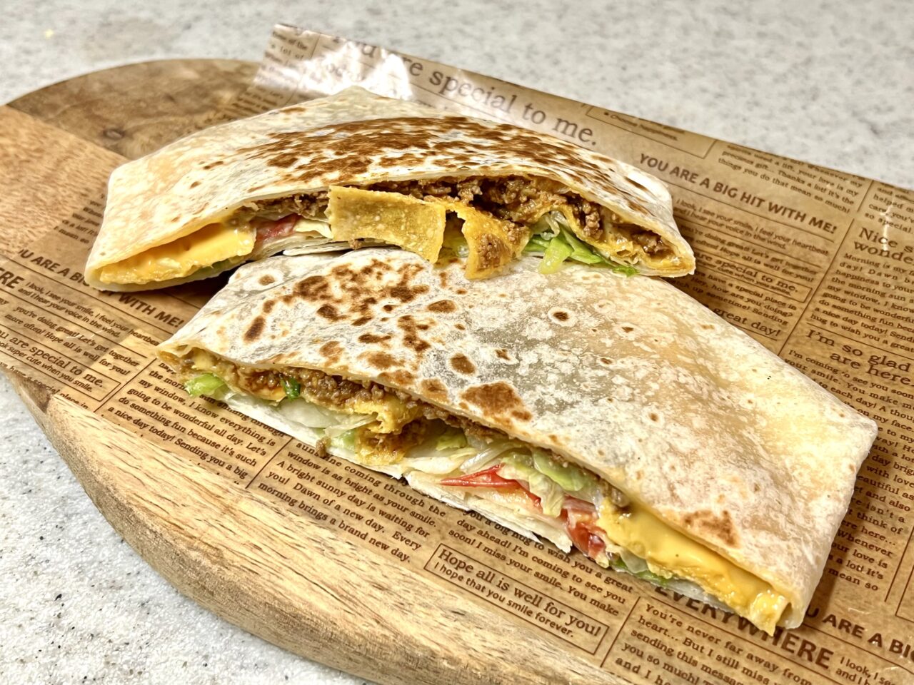 TacoBellのクランチラップスプリーム