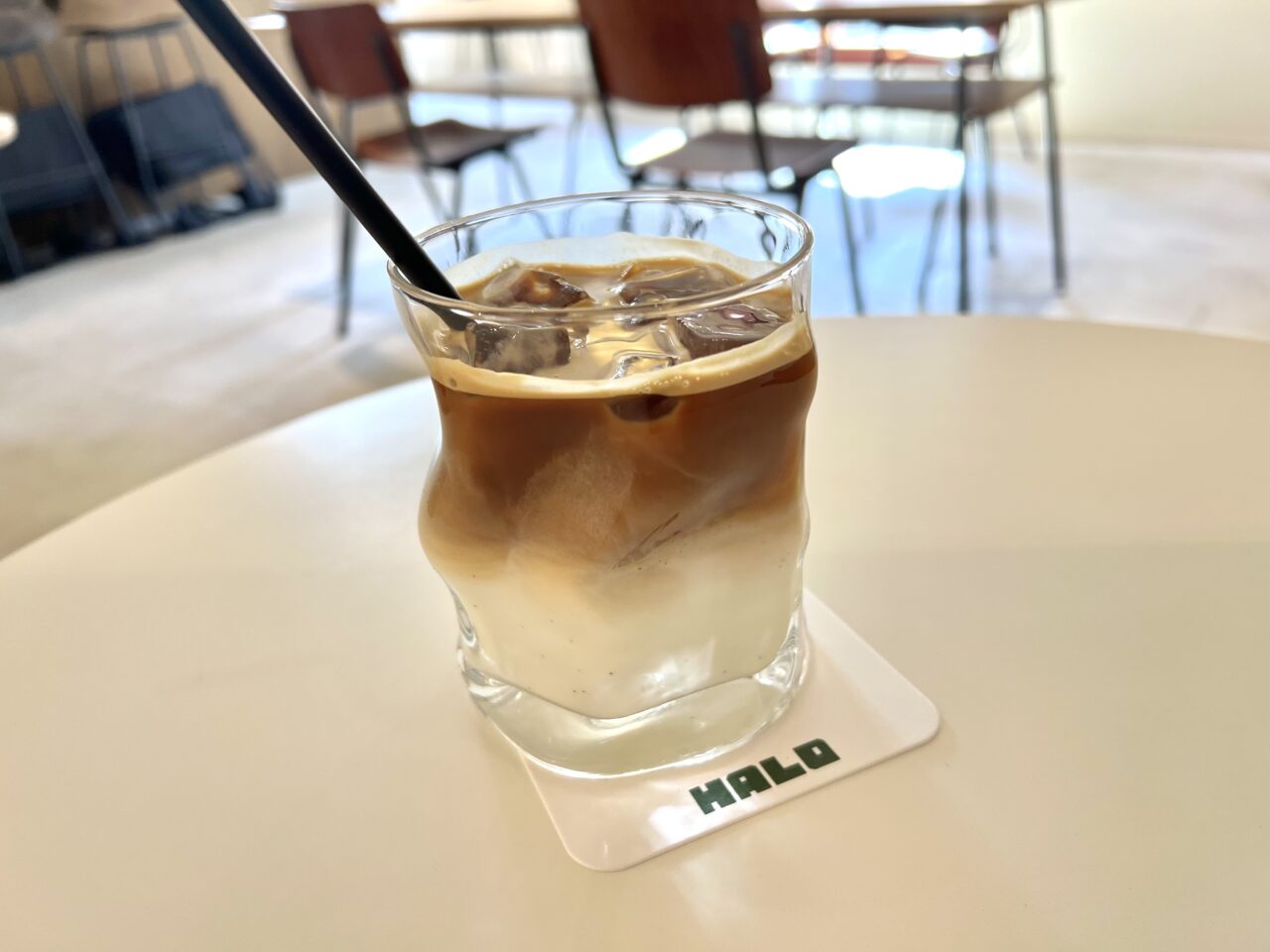 HALOのカフェラテ