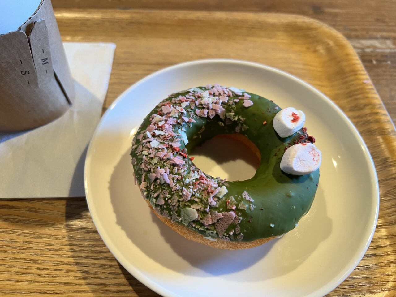 はらドーナッツのさくら抹茶