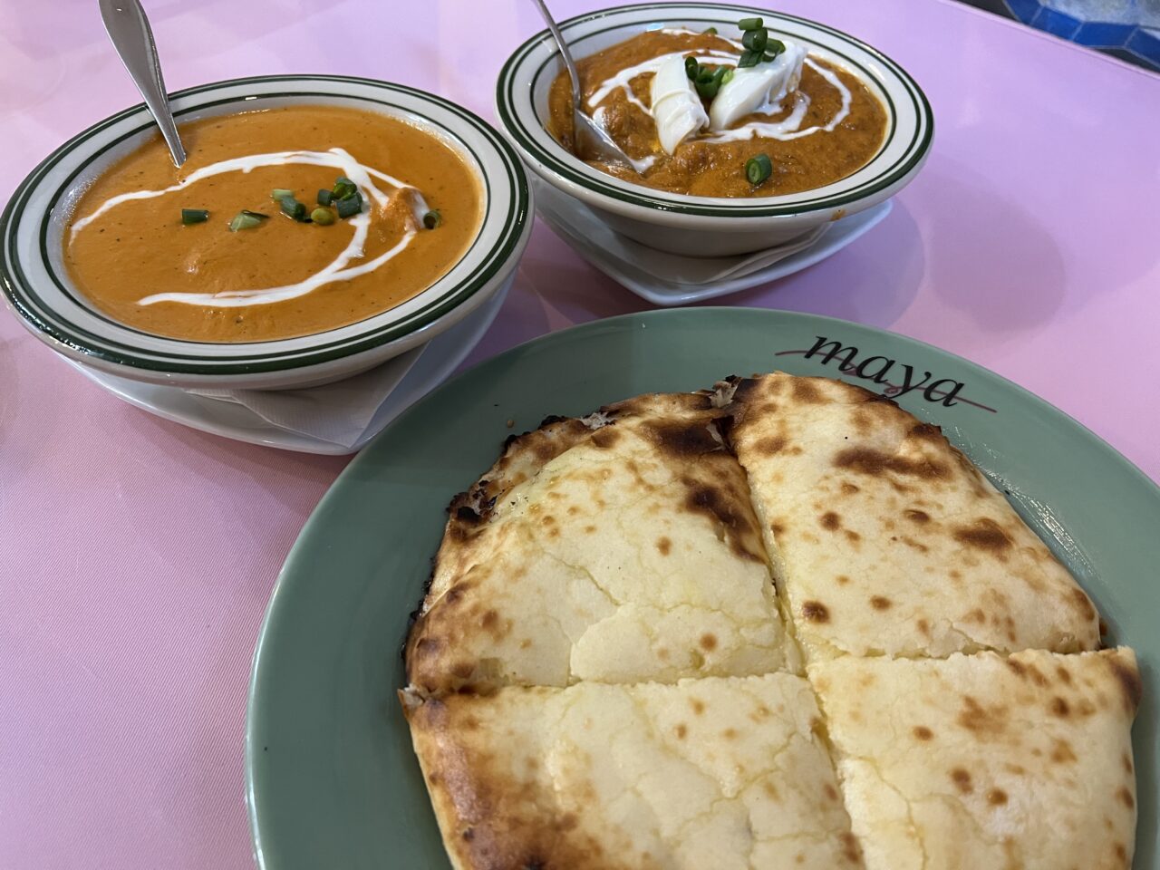 mayaのカレーとナン